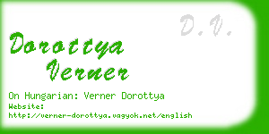 dorottya verner business card